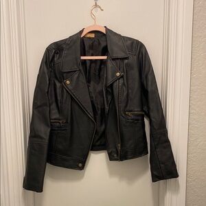 Takara Faux Leather Jacket